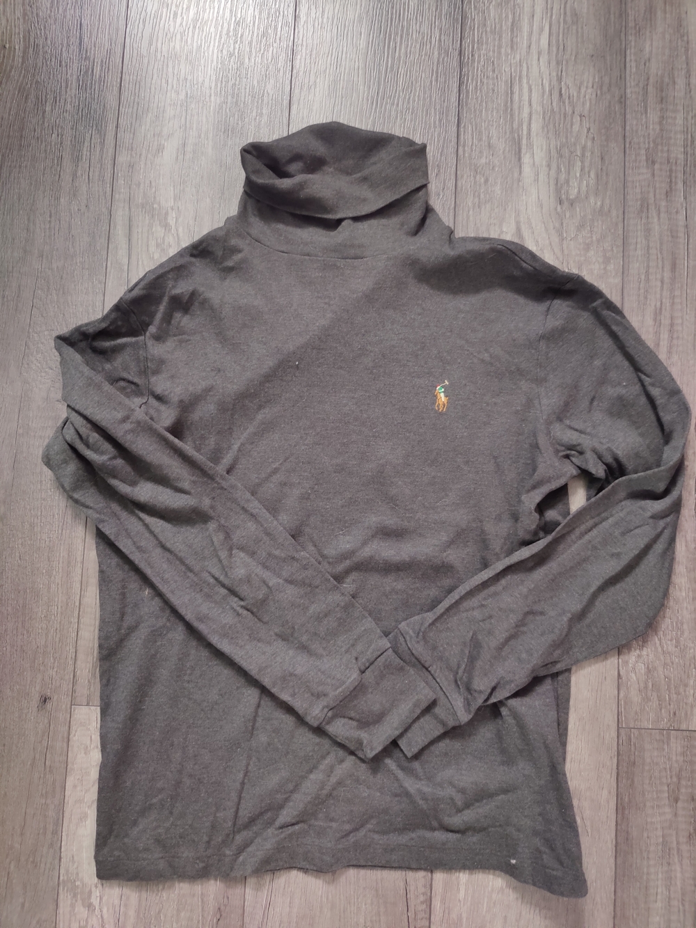 Polo by Ralph Lauren Dark Charcoal Turtleneck Sweater